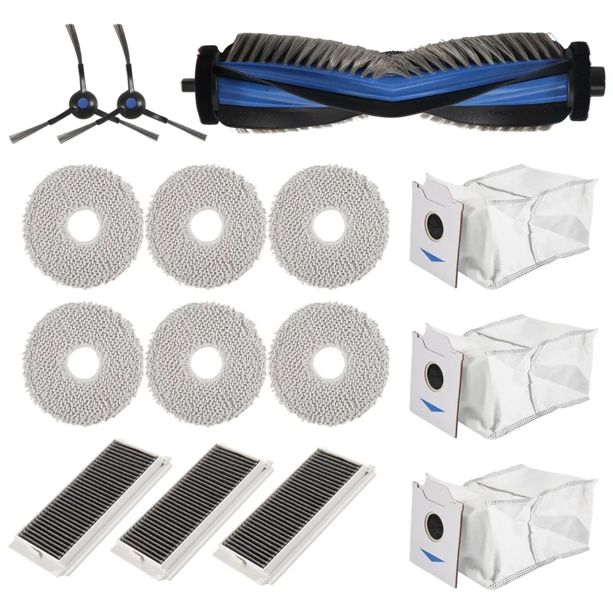 AC66 For Ecovacs Debot N30 Omni/N30 Pro Omni Robot Vacuum Accessories Main Side Brush Hepa Filter Rag Dust Bag Parts view 4