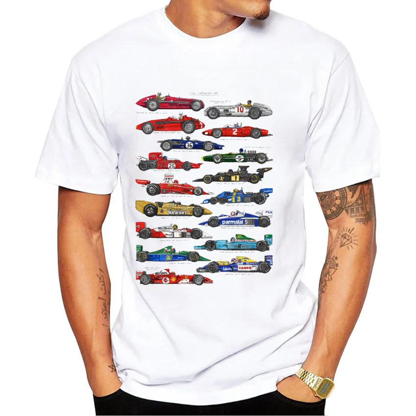 Vintage Sports Bike Printed Men's T-shirt Harajuku Streetwear Graphic T Shirts Tops One Piece Vintage Tee