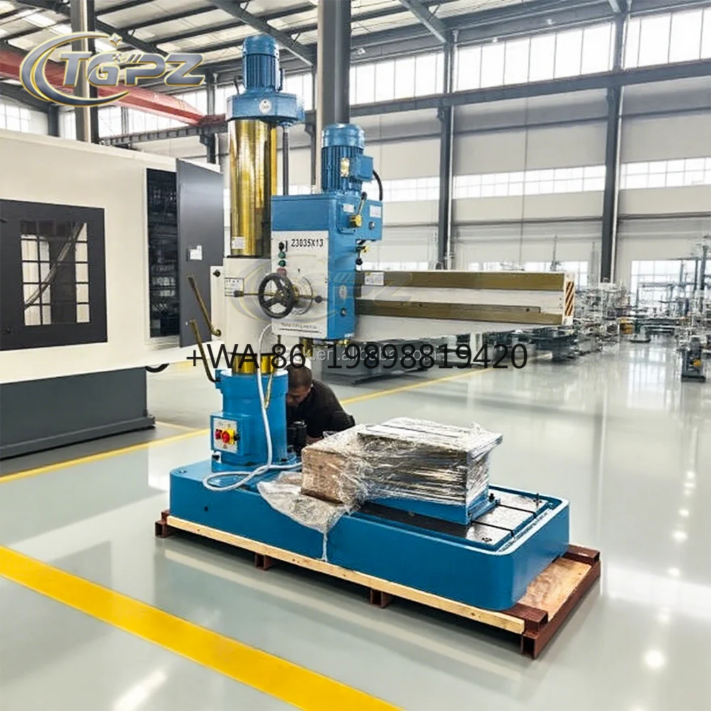 Bench Pillar Drilling Machine Cast Iron Construction Motor Metal Wood Working 550W 220V/380V/415V Z3035 Vertical 35mm Precision