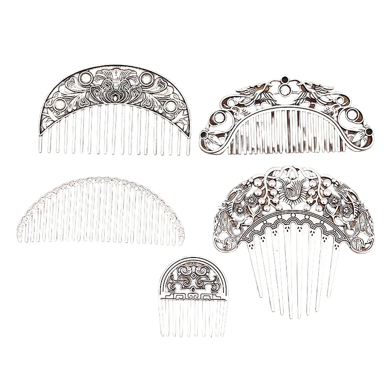 BoYuTe Alloy Hair Comb Base Handmade Materials Diy Hair Jewelry Accessories and Components Wholesale