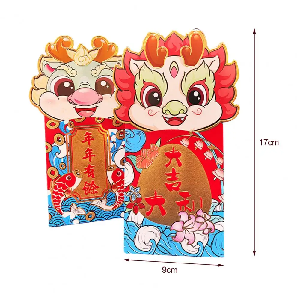 6 шт./набор, конверты с рисунком дракона