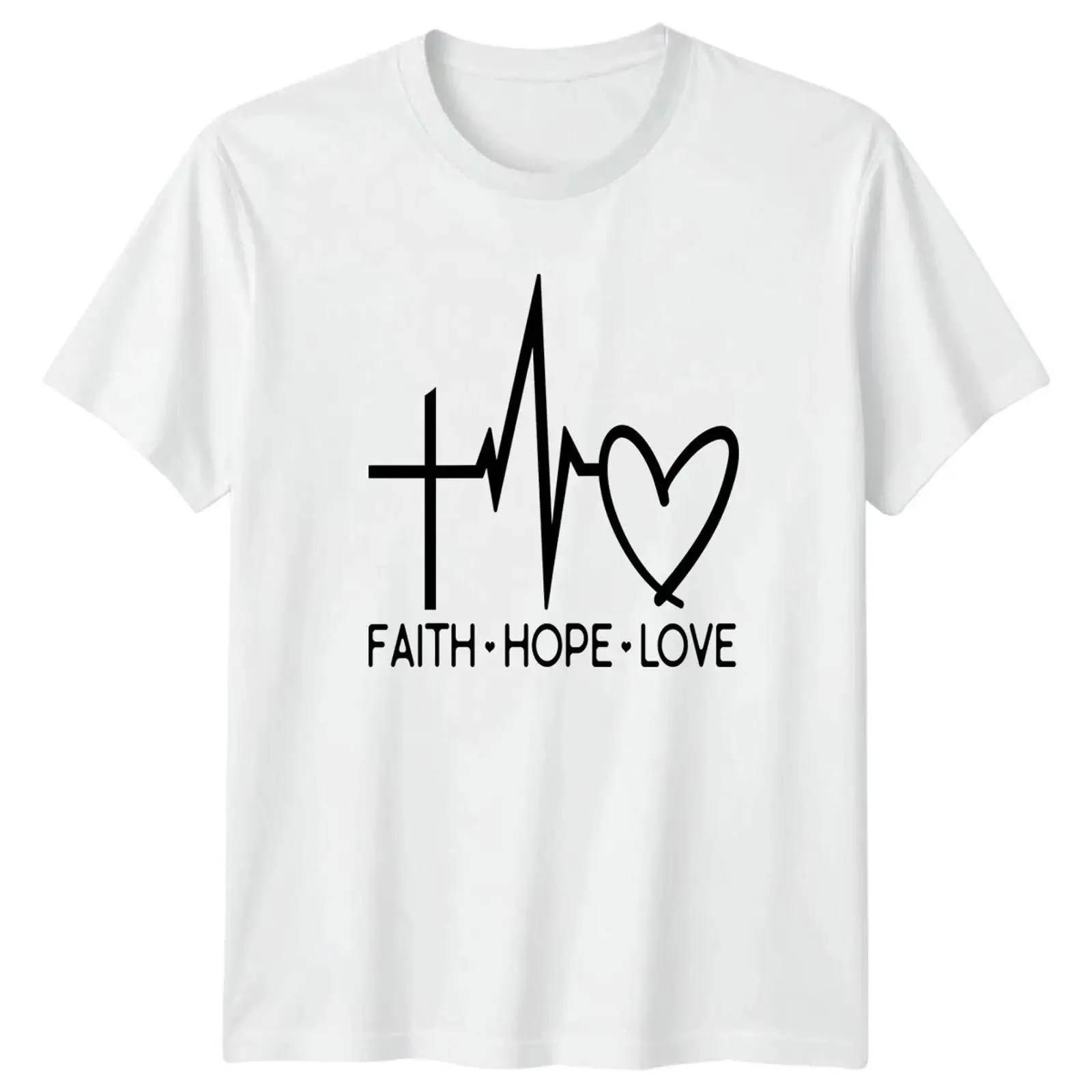 Glaube Hoffnung Liebe T Shirt Inspirierend Christliche Religion vintage Washed Soft Stylish designer clothes