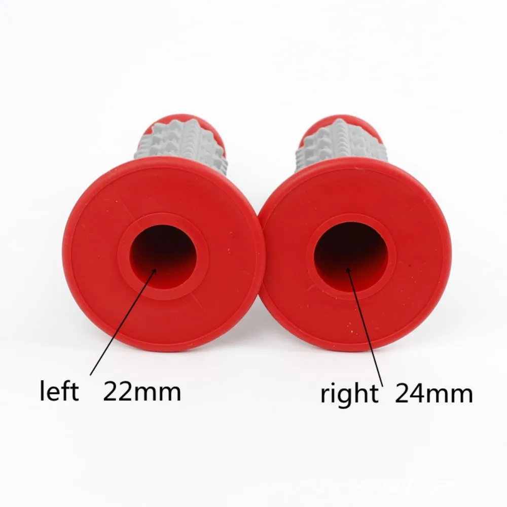 1 Pair Replacement Pillow‑Top Rubber Hand Grips Motorcycle Handlebar Grips For 50‑250CC Pit Dirt Bike