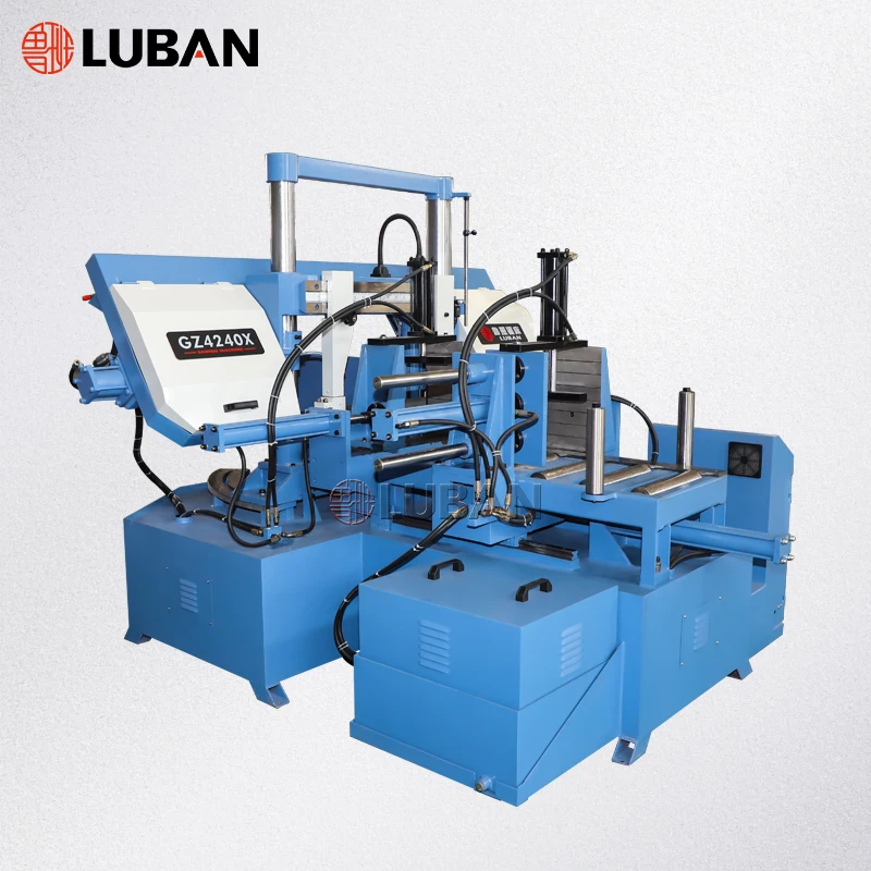 LUBAN Angle Horizontal Metal Stable Feed Gz4240x CNC Band Saw Hine