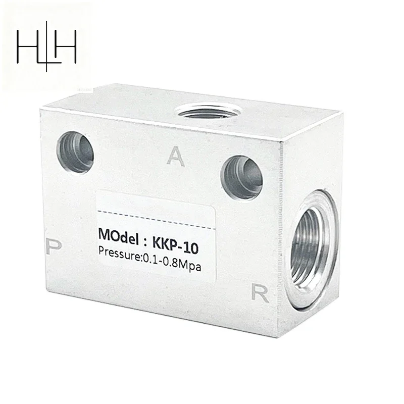 HLH KKP-06/08/10/15/20/25 Quick Exhaust Valve Cylinder Speed Boost Acceleration Pneumatic Rapid Valve