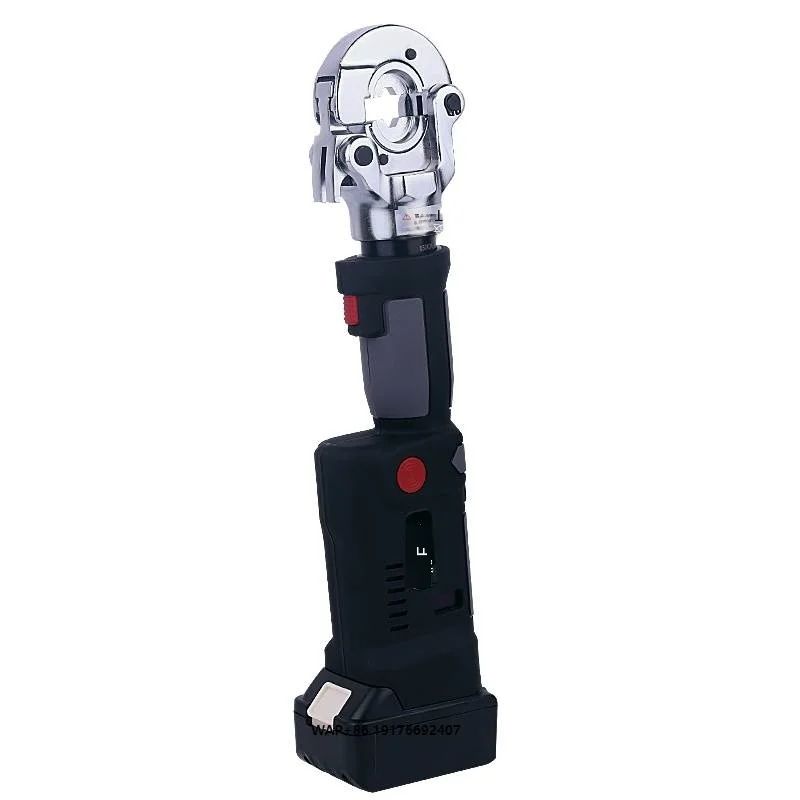 

ES-300 18V Lithium Ion Battery Hydraulic Plier 16-300mm² Cu/AL Portable Rechargeable Cable Terminal Crimping Plier Steel OEM