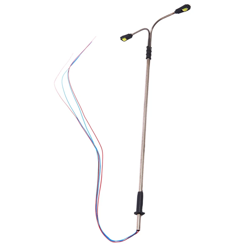 2Led 1:100 Quy Mô Đèn Phong Cảnh Mini Cột Đèn Cho Cát Bàn Mẫu Cột Đèn Cho Đoàn Tàu Đường Sắt Đường Phong Cảnh Loại E