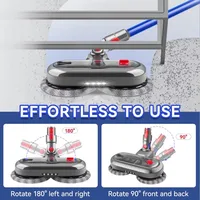 B59B Wet Dry Mop Head Attachment for Dyson V8 V7 V10 V11 V15, Electric Replacement Hard Floor Vacuum Cleaner Accessory with LED 5