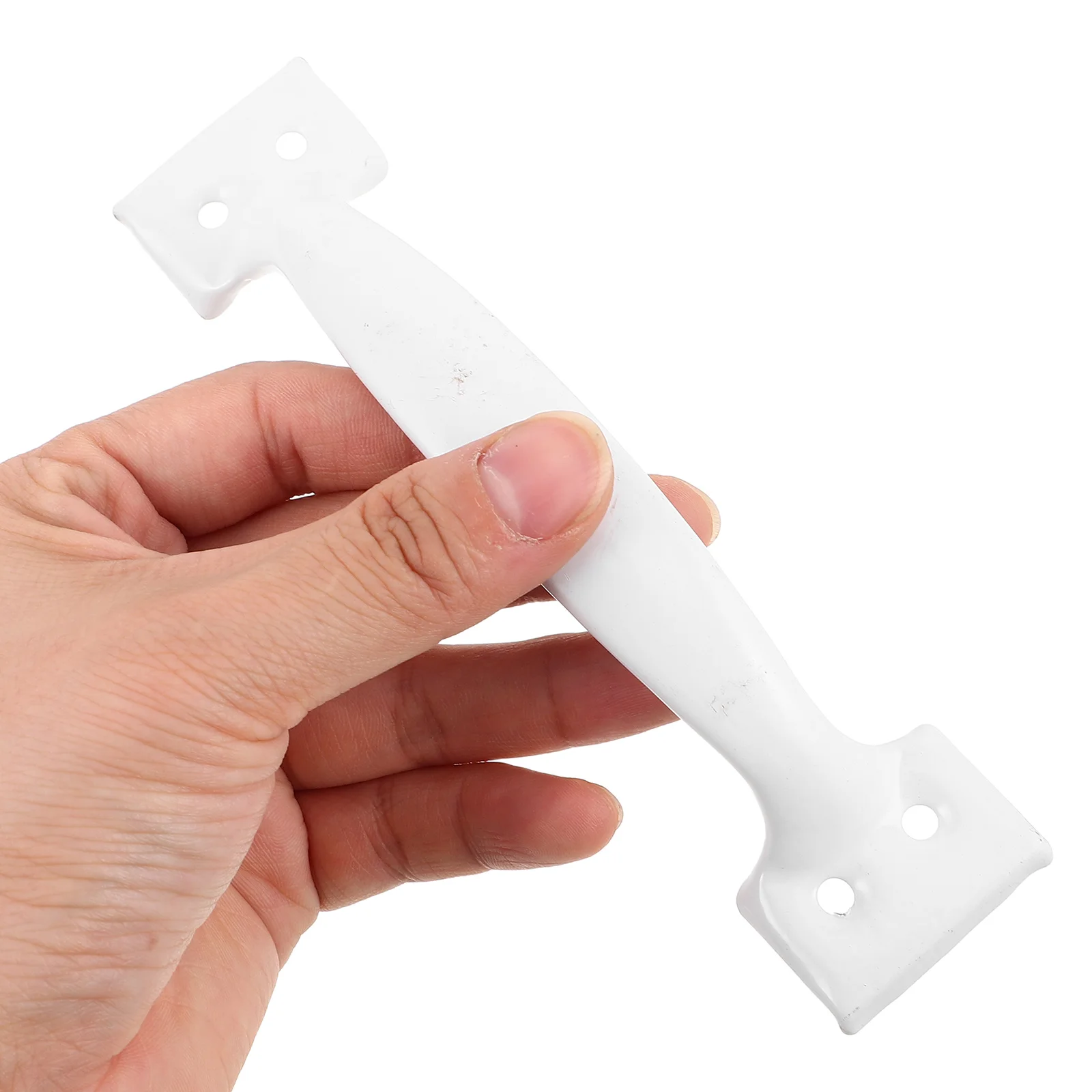 

Pull Handles Vintage Barn Door Handles White Painted Iron Gate Pull Handle Cabinet Drawer Dresser Cupboard Closet Hardware