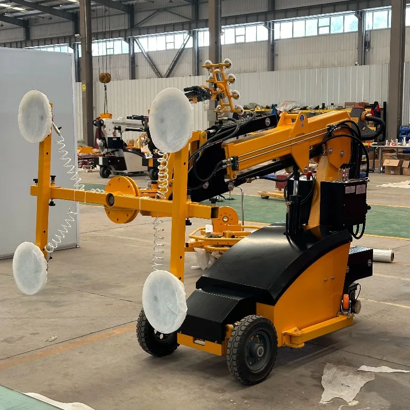 Glass Installation Robot 600kg Electric Vacuum Suction Lifter Self-Propelled Glazing Robot Lift Window Door