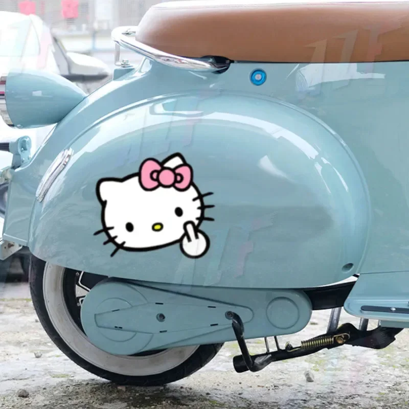 Kawaii Sanrio Kuromi Large Stickers Car Window Stickers Hello kitty Melody Anime Cute Stickers Cinnamoroll Walls Cabinets Decor