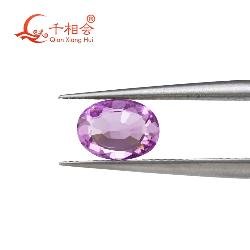 

1.37ct Pinkish Purple Natural Sapphire Oval Fancy Cut Loose Gemstone Decorative Jewelry Gift GRC Certified