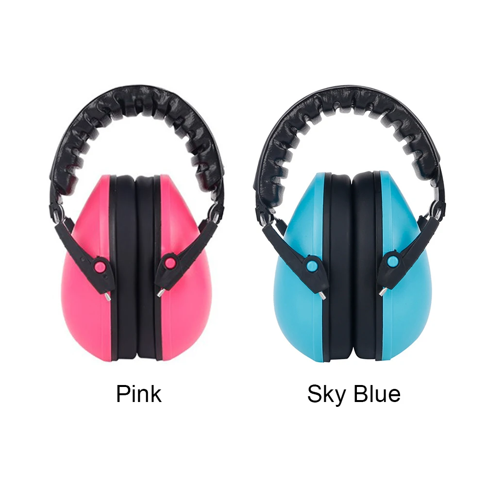 Safety Hearing Protection Soundproof Baby Sleeping Adjustable Children Portable Kids EarMuffs Noise Cancelling Autism