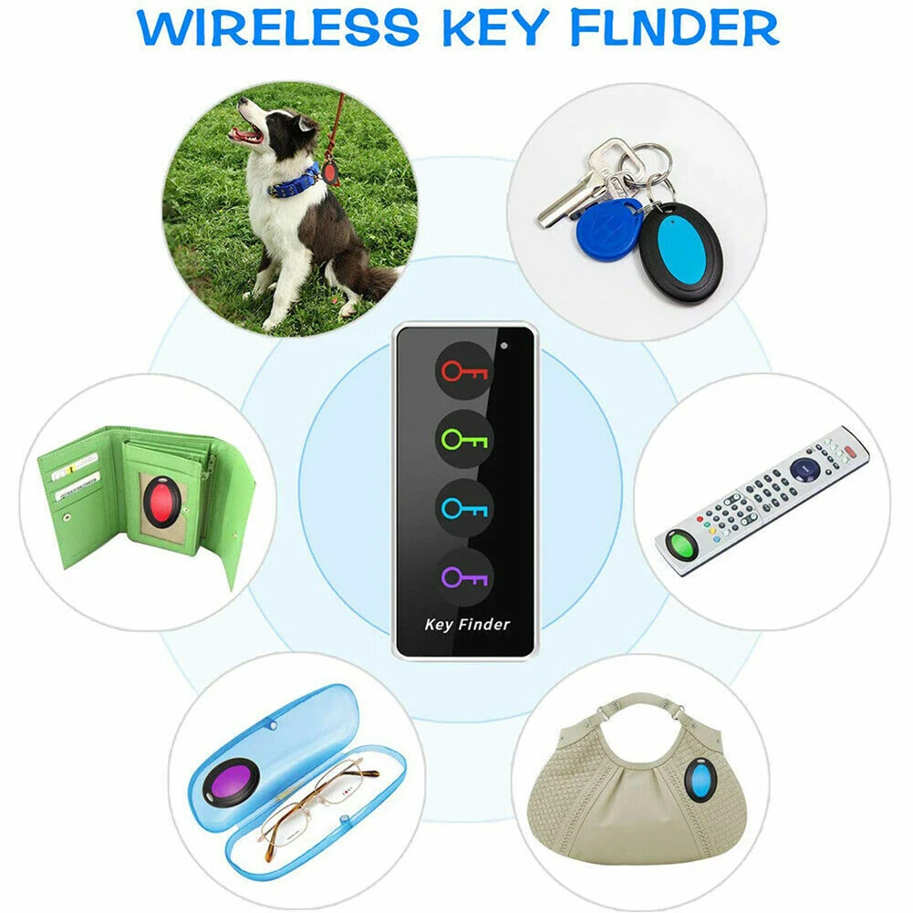 New Durable Practical Key Finder Key Finder Wireless Locator Multi Function Search Distance Wireless Key Finder