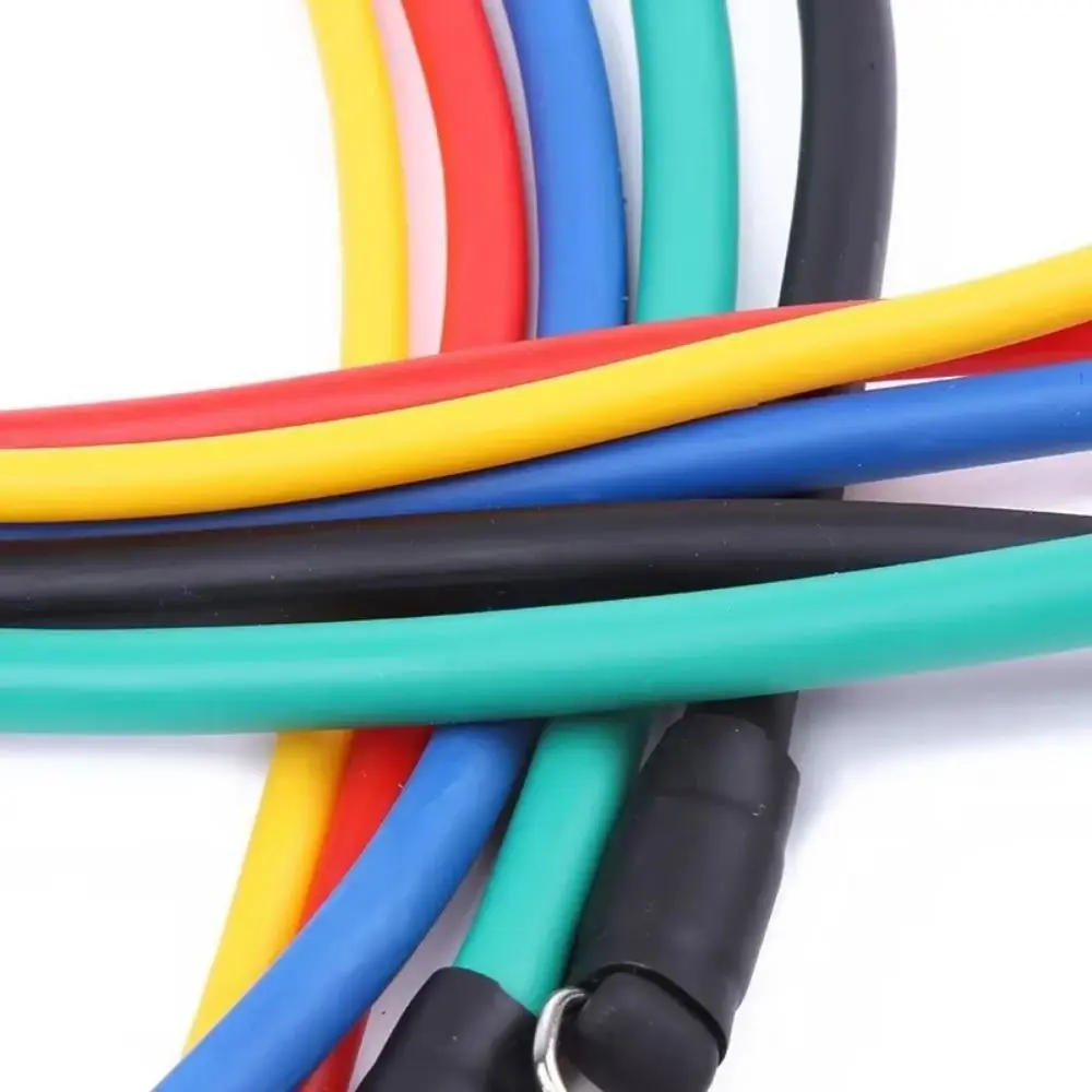 

Набор из 11 эластичных лент для тренировок из ТПЭ: портативный, прочный, цветной, устойчивый к разрывам, для фитнеса