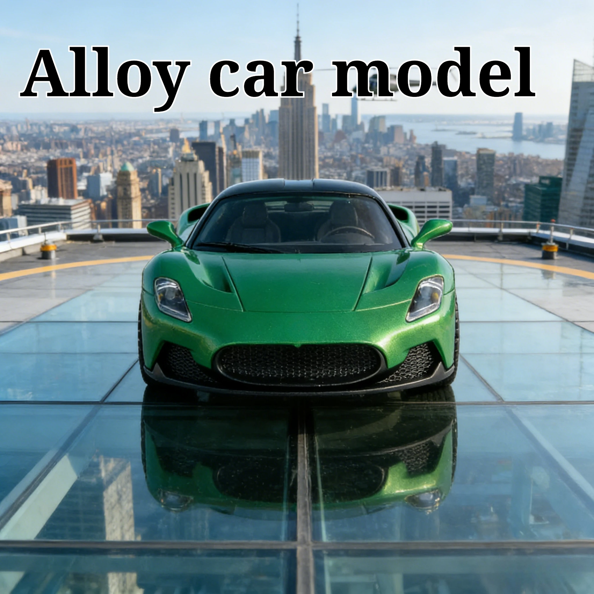 Para 1:22 maserati mc20 liga supercar modelo portas de carro e capô do motor tronco pode ser aberto com funções de som e iluminação