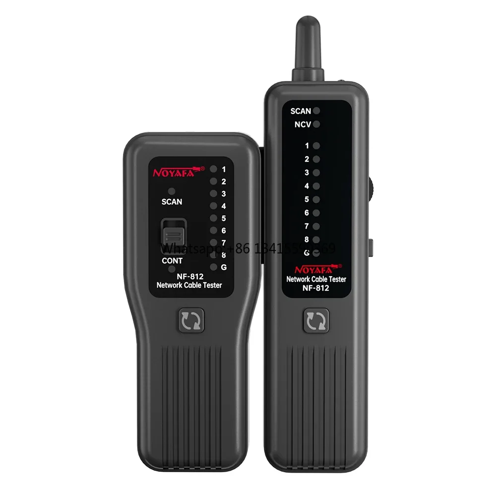 

NF-812 Wholesale NEW Arrival Long Endurance RJ45 RJ11 LAN Cable Tester Anti-Burning Hunting Aligning PoE NCV