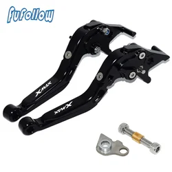Motorcycle CNC Handle Grips Parking Lock Brakes Levers For Yamaha XMAX 250 300 400 XMAX300 X MAX300 400 2018-2023 Accessories