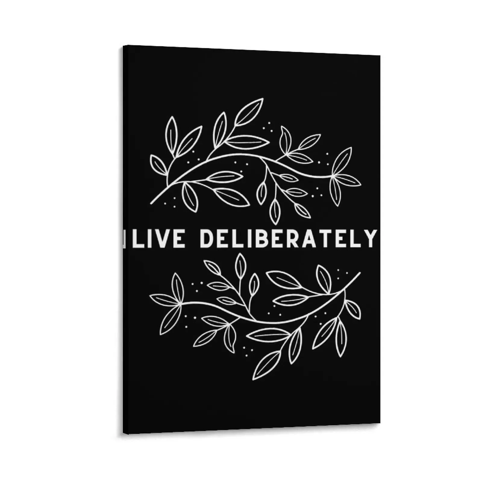 

Live Deliberately // Dead Poets Society Canvas Painting decorative items for home room decoration accessories