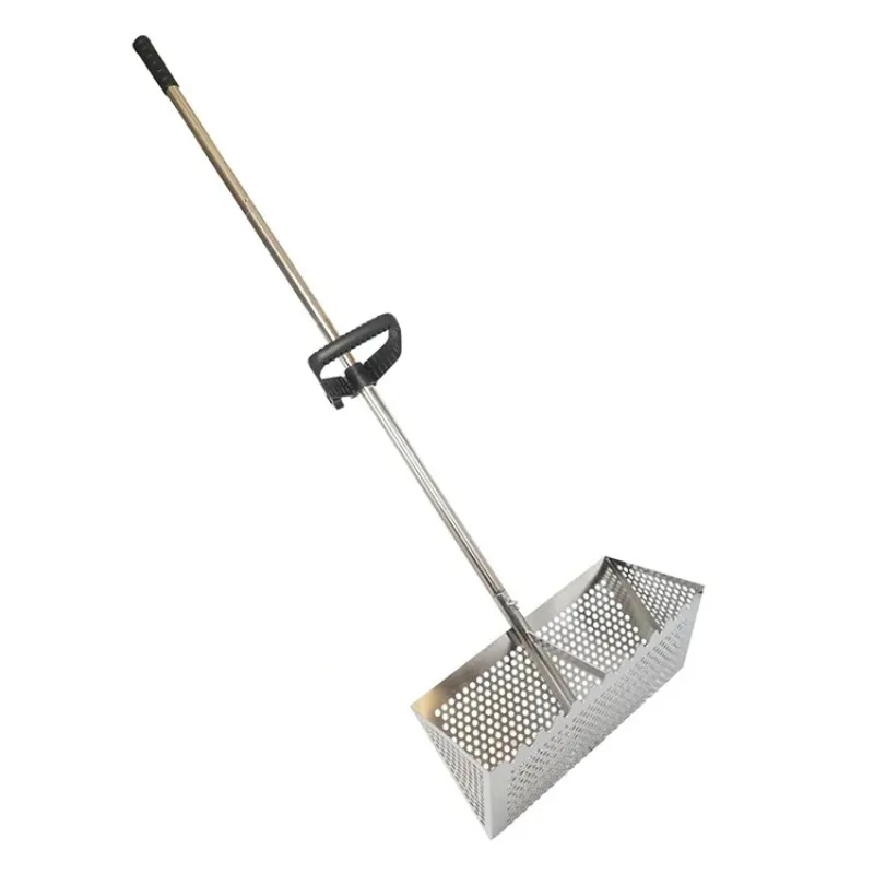 Easy To Install With Non-slip Detachable Handle Durable Design Corrosion Resistant Stainless Steel Beach Cleaning Rakes