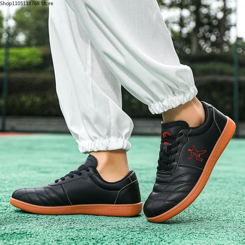 أحذية فنون الدفاع عن النفس للجنسين المضادة للانزلاق فنون الدفاع عن النفس أحذية رياضية الرجال في الهواء الطلق تاي تشي حذاء الرجال يمكن ارتداؤها أحذية التايكوندو #6