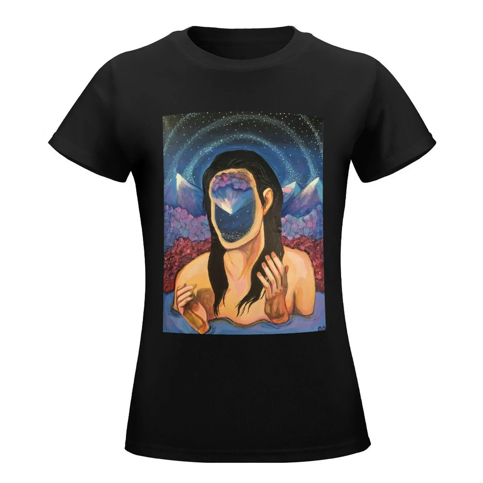 Loss of Identity' for Art on a Mission T-Shirt tops Aesthetic clothing tshirts for Women