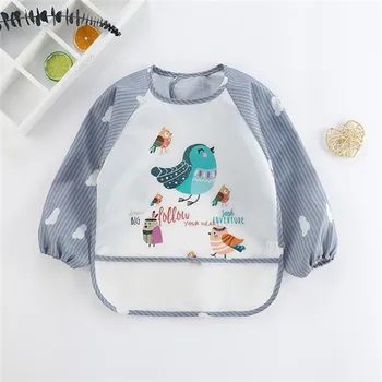 Long Sleeve Waterproof Baby Bib 8