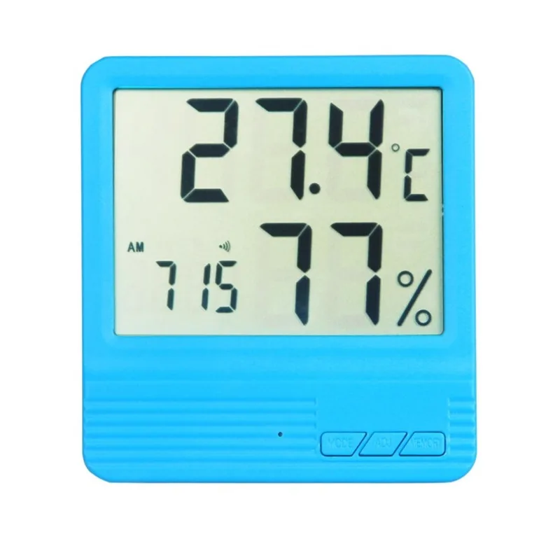 10PCS/lot Digital Display Multifunctional Temperature and Humidity Meter Indoor Electronic Thermometer and Hygrometer