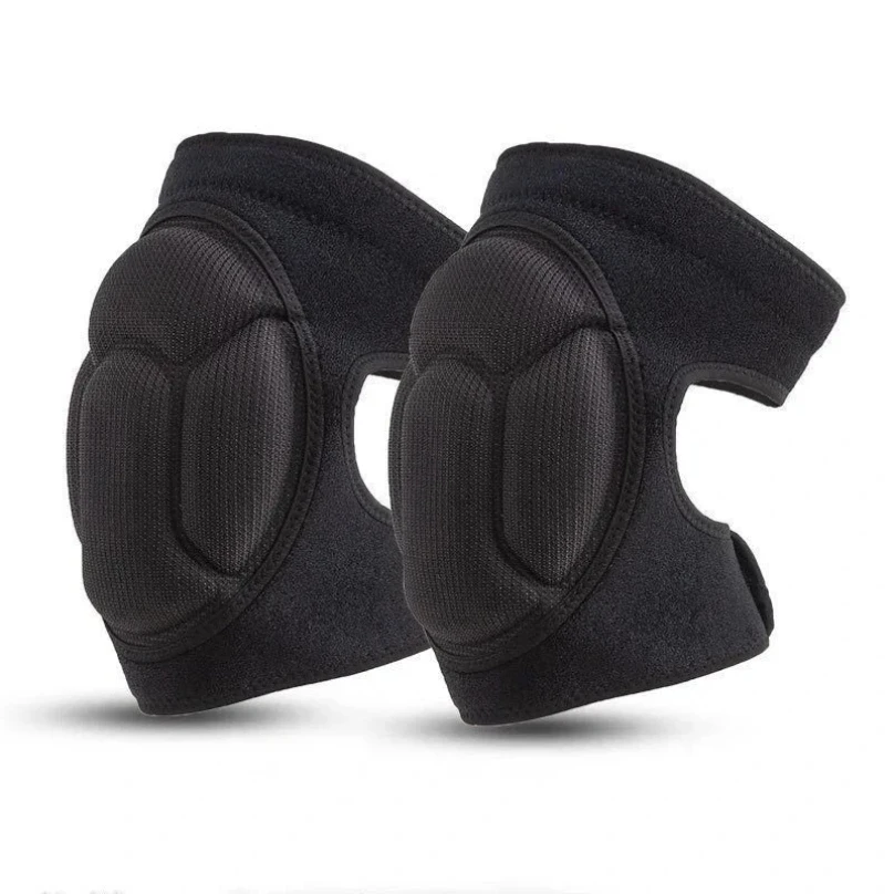 

1 pair Sports Anti-collision Sponge Anti-fall Knee Pads Football Basketball Fitness Roller Skating Protective Gear Anti-fall