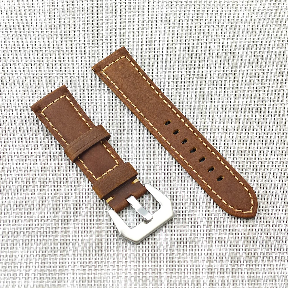 Высококачественный ремешок из натуральной кожи, ремешок для часов 24/26 мм, браслет для часов, аксессуары для часов, браслет, ремешок для часов