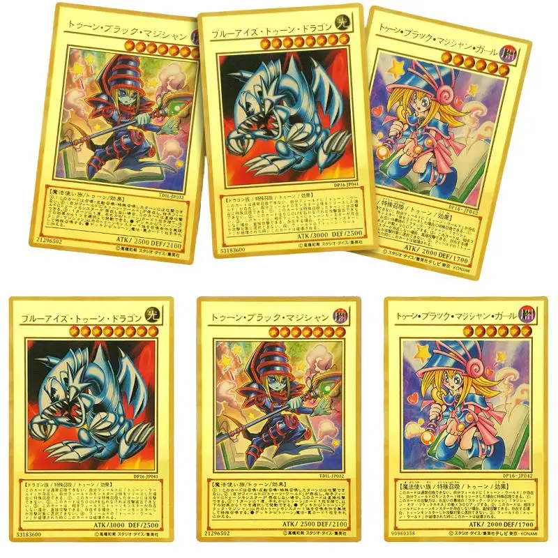 

Сделай Сам самодельный Yu-Gi-Oh! Черная волшебная девушка металлическая карточка аниме персонажи редкая коллекция флеш-карта Мультяшные игрушки Рождественский подарок