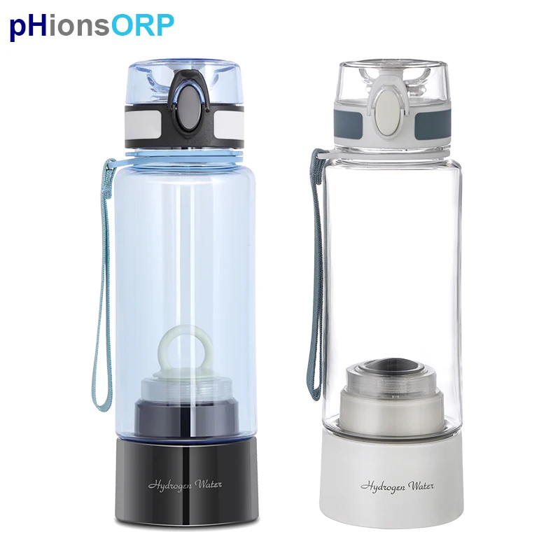 Q8 Rich Hydrogen Water Cup Generator SPE/PEM 3000mAh large battery Molecular Hydrogen Sports Bottle Water Ionizer H2 Cup 380ml