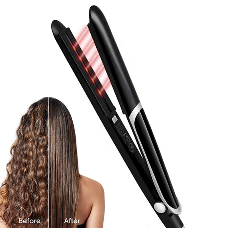 

Hair Straightening Comb Straightener Negative Ion Technology Ceramic Plate Constant Temperature Fast Heating Temperature