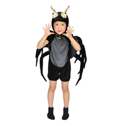 Children's Insect Animal Costumes Children's Small Spider Black Spider Costumes Parent-child Role-playing Costumes