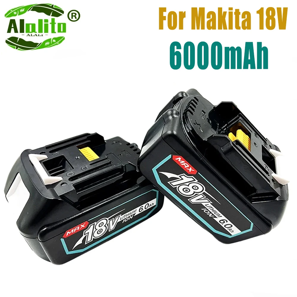 

BL1860 Rechargeable Battery Li-ion 18V 6000mAh for Makita BL1840 BL1850 BL1830 BL1860B LXT 400 Latest Improved