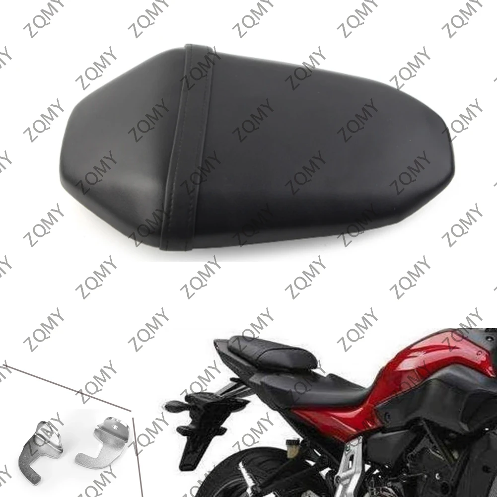 

Motorcycle Black Rear Passenger Pillion Seat Back Cover Cushion Cowl For Yamaha MT07 MT-07 2018-2019