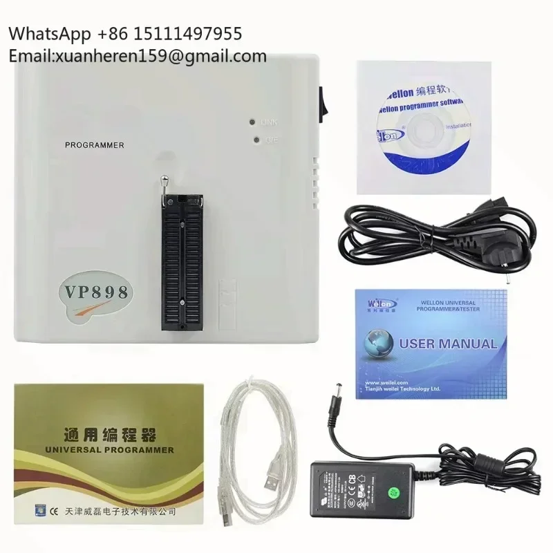 Original Wellon VP898 VP 898 Universal Programmer Update Version of VP896 With Multi-languages ECU Chip Programmer