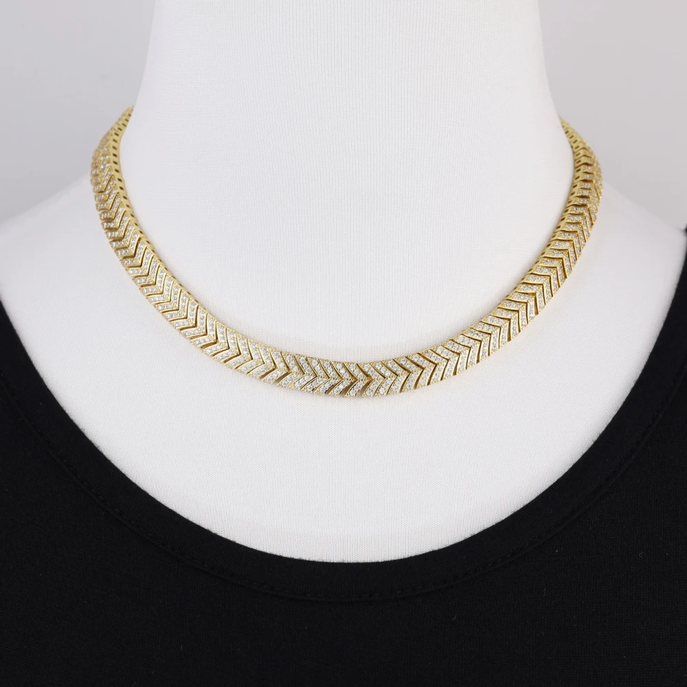 

Новое поступление 2025, модная теннисная цепочка Iced Out Bling CZ, колье-колье для женщин, ювелирные изделия в стиле хип-хоп