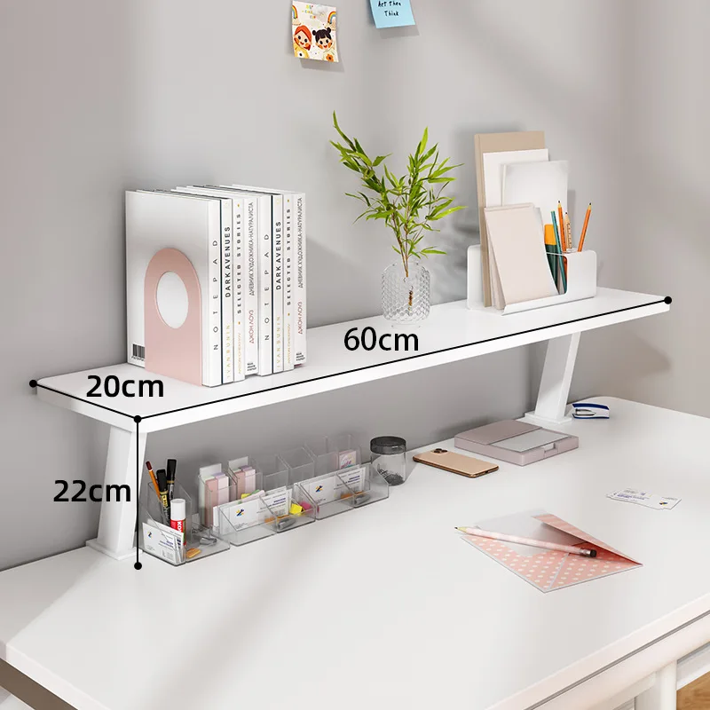 Bookcase Desktop Desk Storage Shelving Heightening Heightening Stand Layering Table Reading Shelf(Including Shelves Only)