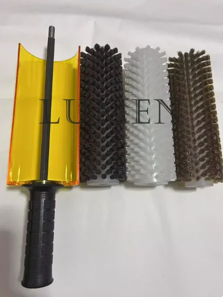 Ski Snowboard waxing electric roller brush nylon/ horse hair /brush/copper wire roller brush set Ski Roto Brush