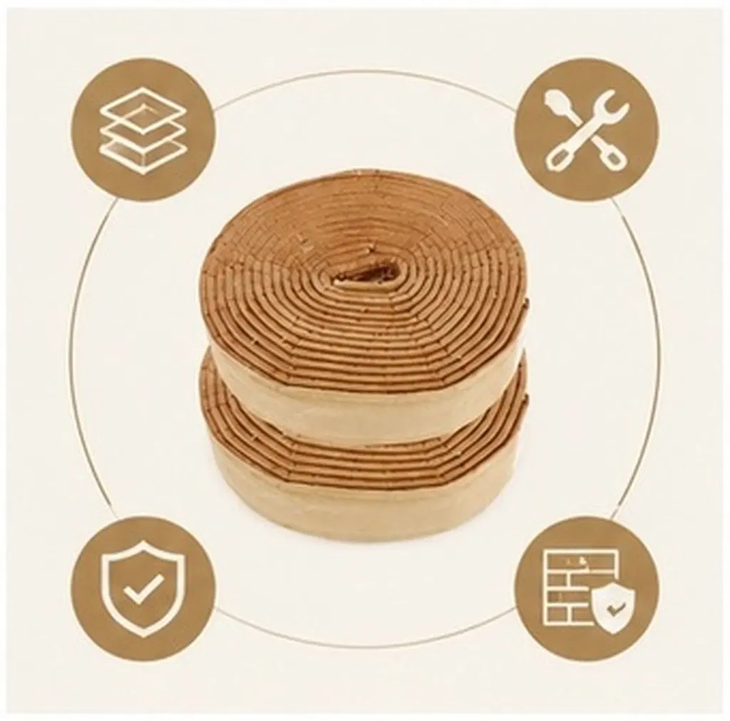 2 Rolls Waist Wall Trim Self-Adhesive 3D Foam Molding Trim Peel Stick Corner Edge Splashproof Anti-Collision Wall Borders