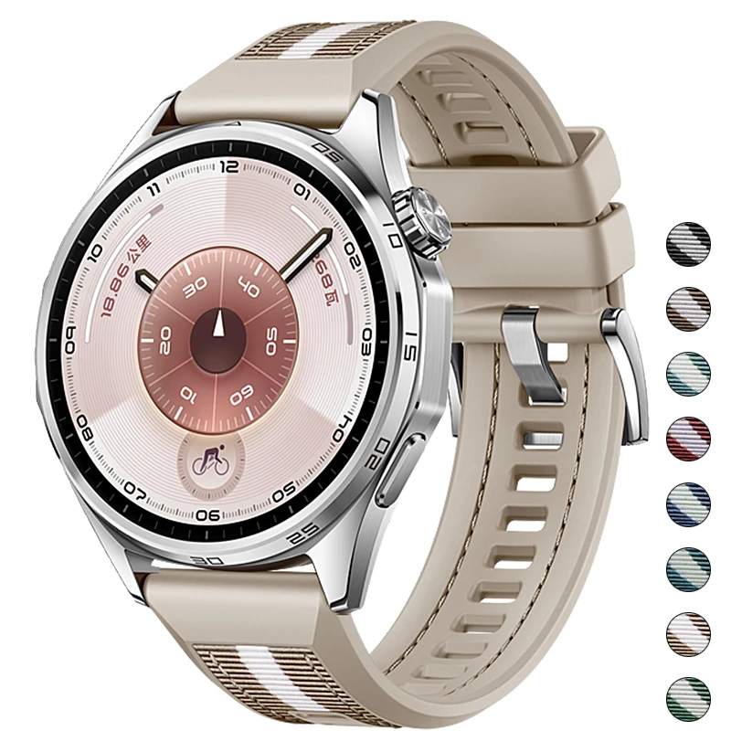 

22mm Strap for Huawei Watch GT6/GT6Pro 46mm Soft Silicone Band Replacement Wristband for GT5 GT4 GT3 46mm Strap