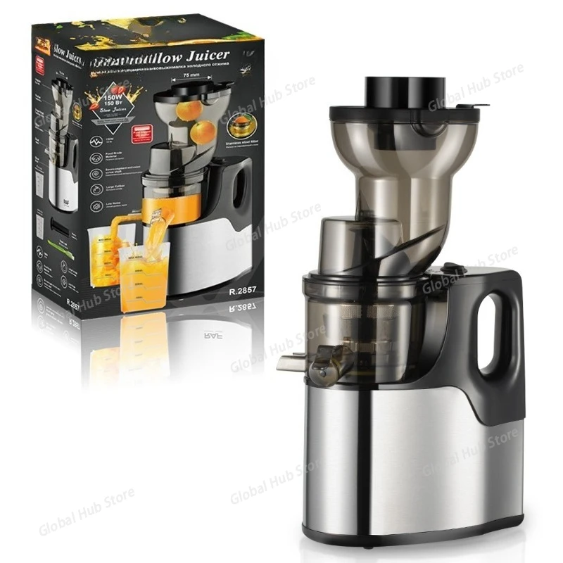 Masticating Juicer Professional Slow Juicer with Large Feed Chute Electric Juicer Machine