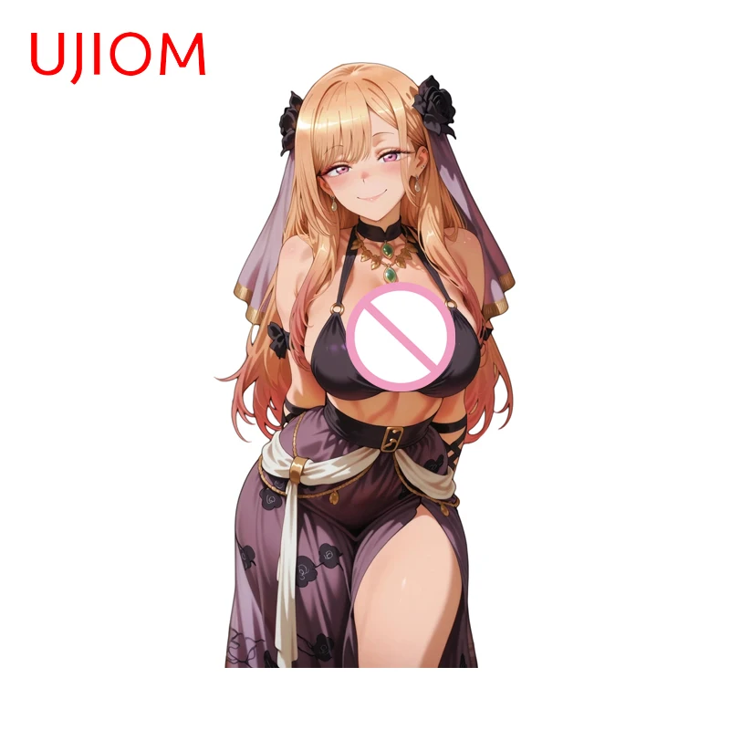 UJIOM Seductive Marin Kitagawa Wall Sticker Personality Attractive Seductive Graphics Decal Edgy Room Decoration Accessories