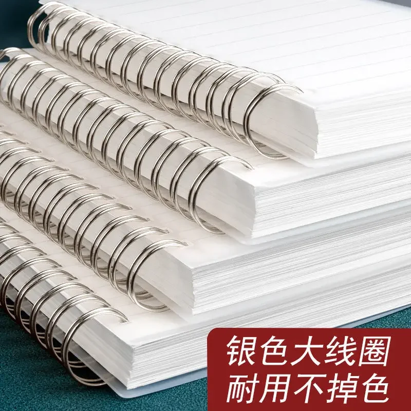 A4/a5/b5 Rollover Coil Book Thickening Finishing Student Classroom Notebook Shorthand Notepad Diary Office Student Notebook