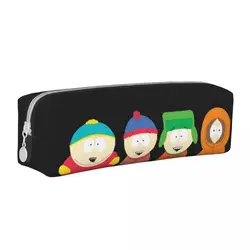 Kawaii Cartoon Cute Southed Pencil Case Parks Characters Smile Back To School Pencil Cases Square Kid Fashion College Pencil Bag