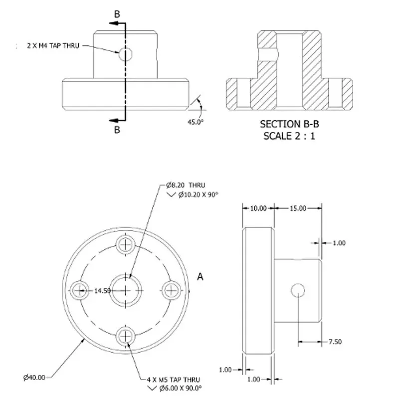 Openbuilds Knurled Grip Knob Hand Wheel para Impressora 3D, Peças robóticas a laser CNC, Acessórios CNC, 8mm