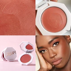 QIBEST Matte Blush Rouge Nude Makeup Palette Lasting Natural Brighten Skin Color Cosmetic Blusher Powder Pigment Contour ForFace