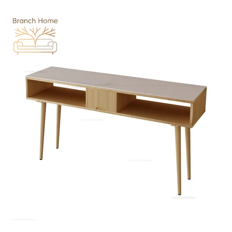 Internet celebrity solid wood manicure table and chair set multifunctional double manicure table with vacuum cleaner economical