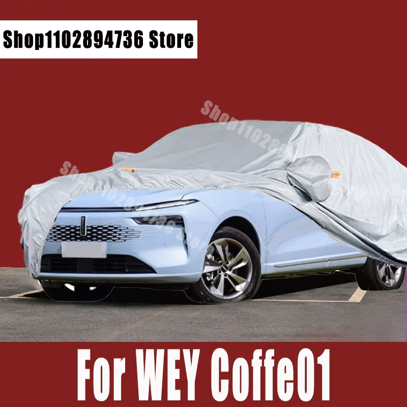 

For WEY Coffe01 Car Covers Outdoor Sun uv protection Dust Rain Snow Protective Auto Protective cover